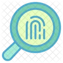 Fingerprint Scan Identification Icon