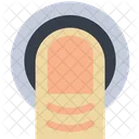 Fingerprint Scan Biometric Icon