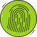 Fingerprint Security Biometric Icon