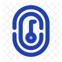 Fingerprint Security Key Icon