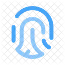 Fingerprint Biometric Access Icon