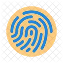 Security Biometric Scan Icon