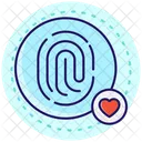 Love Fingerprint Icon