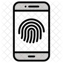 Fingerprint Security Biometric Icon
