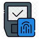 Fingerprint Identification Icon