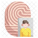 Fingerprint Identity Fingerprint Profile Icon