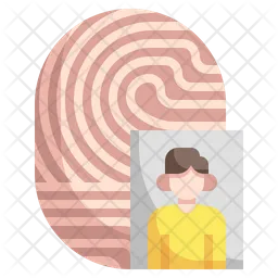 Fingerprint Identity  Icon