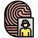 Fingerprint Identity  Icon
