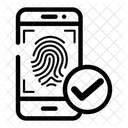 Fingerprint Is Correct Security Scan Icon