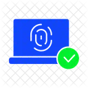 Fingerprint laptop Verified  Icon