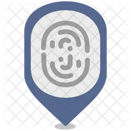 Fingerprint Location  Icon