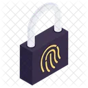 Encryption Fingerprint Lock Padlock Icon
