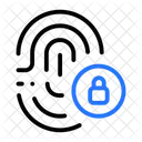 Biometric Identification Passkey Id Icon
