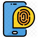 Fingerprint Scan Smartphone Scan Icon