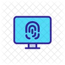 Biometric Verification Fingerprint Icon