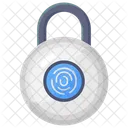 Fingerprint Lock Fingerlock Authentication Biometric Identification Icon