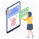 Biometric Lock Fingerprint Lock Fingerprint Password Icon