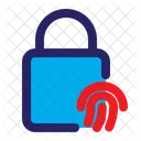 Fingerprint Lock Fingerprint Biometric Icon