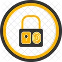 Fingerprint Lock Anti Theft Biometric Icon