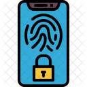 Fingerprint Lock Screen Mobile Icon
