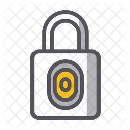 Fingerprint padlock  Icon