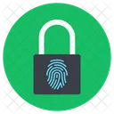 Fingerprint Padlock  Icon