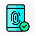 Fingerprint phone Verified  Icon