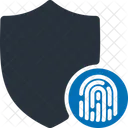 Fingerprint Protection Biometrics Security Icon