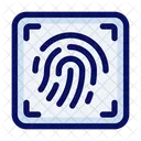Fingerprint Recognition Fingerprint Scan Icon