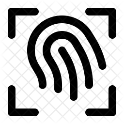 Fingerprint scan Icon