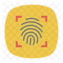 Fingerprint Scan Thumb Scanner Icon
