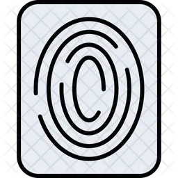 Fingerprint Scan  Icon