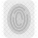 Fingerprint Scan Biometric Fingerprint Icon