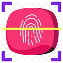 Access Fingerprint Safety Icon