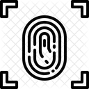 Fingerprint Scan  Icon