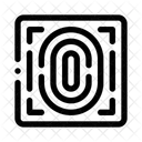 Fingerprint scan  Icon