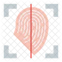 Fingerprint Biometric Scanner Icon