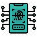 Fingerprint Scanner Mobile Icon