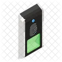 Fingerprint Scanner Thumb Verification Biometric Attendance Icon