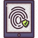 Fingerprint Scanner Security Icon
