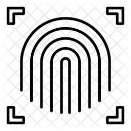 지문 인식기  아이콘