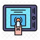Fingerprint Biometric Scanner Icon