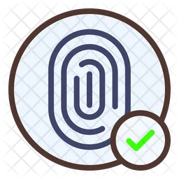 Fingerprint Scanner Approved  Icon