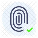 Fingerprint Scanner Approved  Icon