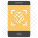 Fingerprint Scanning Biometric Verification Finger Scanning Icon