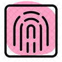 Fingerprint Scanning Biometric Fingerprint Icon