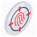 Fingerprint Scanning Thumbprint Scanning Biometric Scanning 아이콘