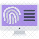 Fingerprint Search  Icon