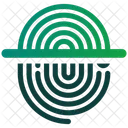 Fingerprint Security Protection Verification Icon