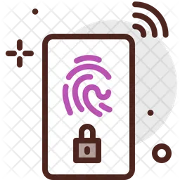 Fingerprint Security  Icon
